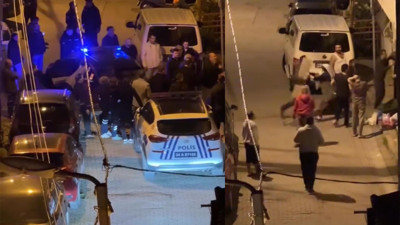 Kağıthane’de komşular arasında park yeri kavgası kameraya yansıdı