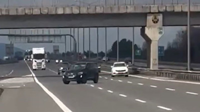 Trafiği tehlikeye düşüren magandaya ceza yağdı!