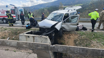 Karabük'te korkunç kaza! Otomobil beton menfeze çarptı: 1 ölü
