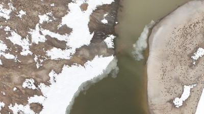 Kışın son izleri! Buzlar geç çözülüyor: Bitlis’te Kalp Gölü