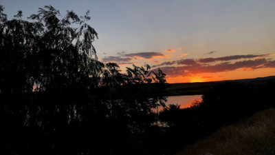 Ağrı’da gün batımı kartpostallık görüntüler oluşturdu