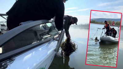 Sapanca Gölü’nde hayalet ağ faciası