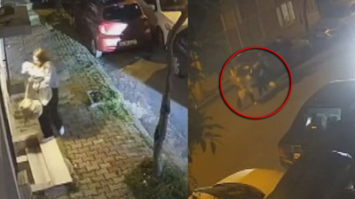 Gaziosmanpaşa'da şok olay! Bebeğiyle eşini sokakta darp etti!