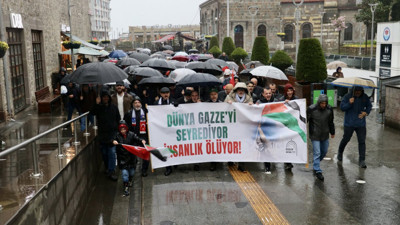 Trabzon’dan Filistin’e destek yürüyüşü!