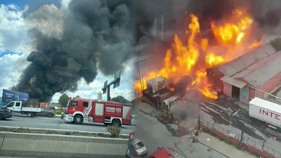 İstanbul'da kimya deposunda büyük yangın! Olay yerine çok sayıda ekip sevk edildi...