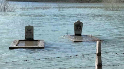 Samsun’da sularının sakladığı sır! Mezarlar sular altında kaldı