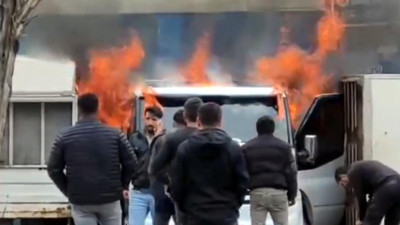 Kaynak yapılırken alev aldı! Ağrı’da sanayi sitesinde yangın