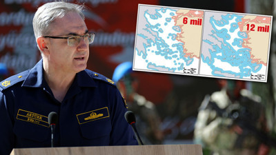 MSB'den Yunanistan'a '12 mil' tepkisi