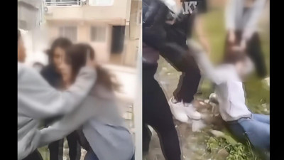 Gaziosmanpaşa’da çocuk şiddeti: Kızlar arkadaşını dövüp kameraya aldılar