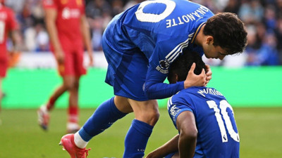 Liverpool'a kaybeden Leicester City'e Premier Lig'e veda etti