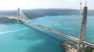 3. köprünün asfaltlama çalışmaları tamamlandı