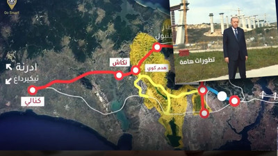 Araplar Kanal İstanbul reklamlarına başladı! Üstelik Erdoğan'ın görüntüleri ile!