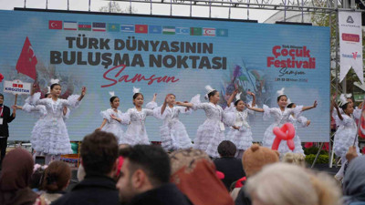 Samsun’da Türk Dünyası Çocuk Şöleni büyüledi