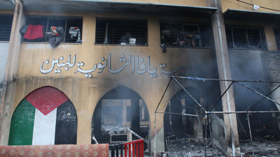 İsrail çocukları hedef aldı! Gazze'de okul vuruldu