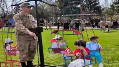 Jandarmadan 23 Nisan kutlaması