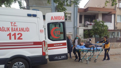 Manisa’da iş kazası! iskelede dengesi kaybedip düştü