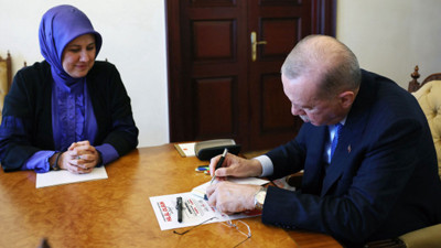 Erdoğan kurbanlık vekaletini verdi. 7 hisse için imzaladı