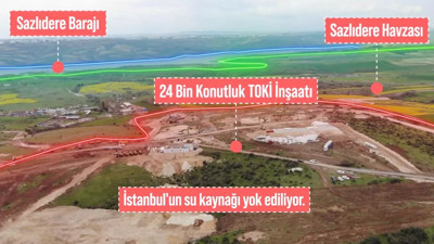 İSKİ’den TOKİ inşaatına yıkım kararı! Kanal İstanbul güzergahındaydı…
