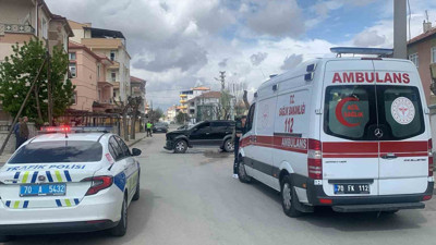 Karaman’da korku dolu dakikalar! Otomobil ile cip çarpıştı