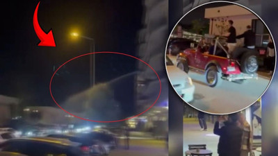 Bursa’da gürültüye dayanamadı, hortumu kaptı! Modifiye araç sürücüleri şaşkına döndü