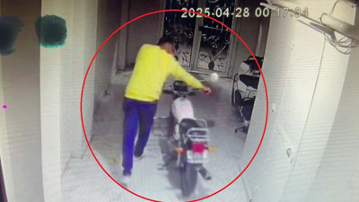 Pişkin hırsız motosikletten sonra onu da çaldı: Şehir turu yaptı