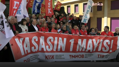 "Kanlı 1 Mayıs" Taksim Kazancı Yokuşu'nda anıldı! DİSK Başkanı Çerkezoğlu'ndan gözaltı tepkisi