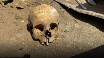 İnşaat kazısında 'kafatası' bulundur! Ekipler devrede...