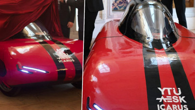 Türkiye'yi temsil edecek! Elektrikli yarış otomobili ICARUS Avrupa seferinde...