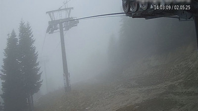 Uludağ'a mayıs ayında kar yağdı