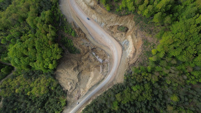 Heyelan nedeni ile kapanmıştı! Kastamonu-Çatalzeytin yolu açıldı