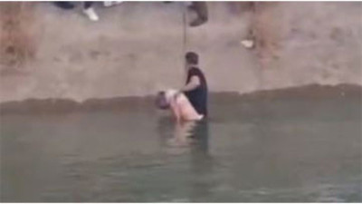 Sulama kanalında hareketsiz görülen kişi ağır yaralı olarak kurtardı