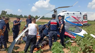 Adana'da jandarmaya ait cayrokopter düştü! Yaralılar var