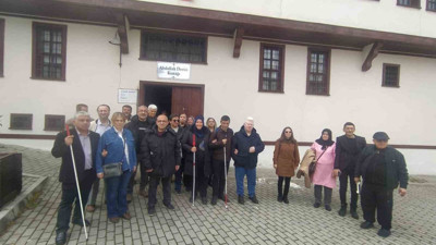 Görme engellilerden kültür gezisi hem eğlendirdi hem de bilgilendirdi