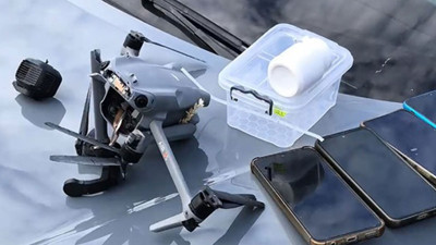 İzmir'de 'dron' ile uyuşturucu sevkiyatı