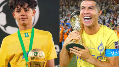 Cristiano Ronaldo'nun oğlundan büyük başarı