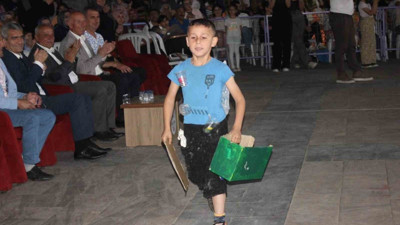 Çocukların geri dönüşüm defilesi büyük ilgi gördü