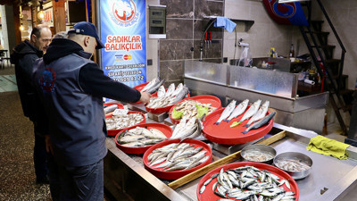 Trabzon'da balıkçı tezgahlarında çeşitlilik