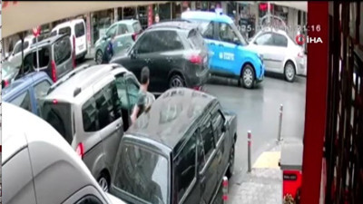 Zabıtaların üzerine aç süren şahıs yakalandı