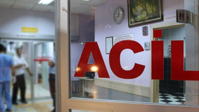 Hastane bahçesinde silah sesleri korkuttu