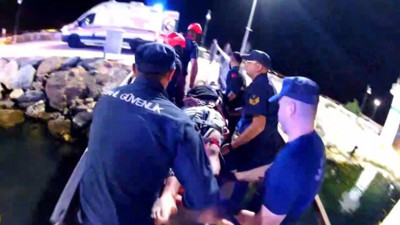 Balık tutarken dehşeti yaşadı