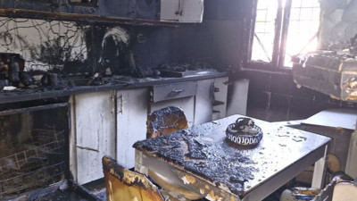 Hatay’da yıldırım dehşeti! Ev küle döndü, karı koca hastanelik oldu