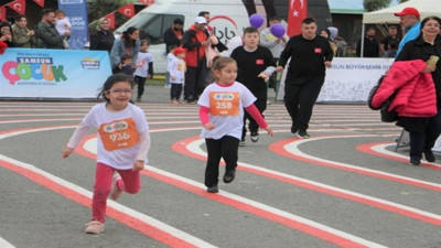 Samsun'da Çocuk Maratonu ve Festivali düzenlendi