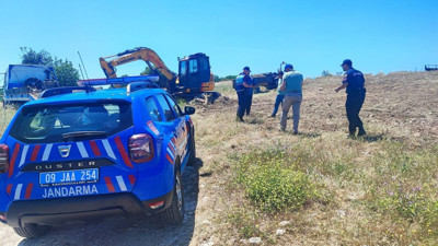 Didim’de kaçak kazı yapan 3 şahıs suçüstü yakalandı