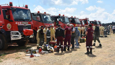 Orman yangınlarına karşı eğitimler sürüyor