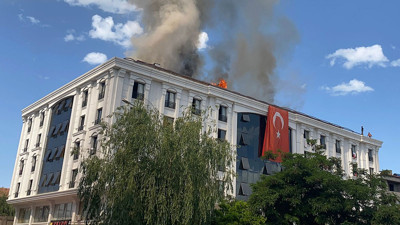 Iğdır'da faciadan dönüldü! Öğrenci yurdunda yangın