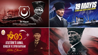 Kulüplerden 19 mayıs mesajları: Saygıyla anıyoruz