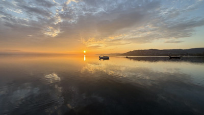 Sakarya'da yakamoz büyüledi!