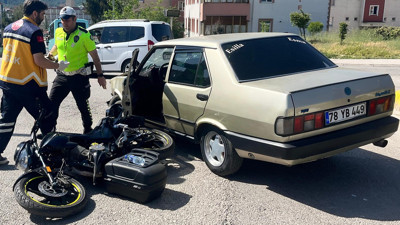 Aynı gün iki kaza: Karabük’te motosikletli sürücüler hastanelik oldu