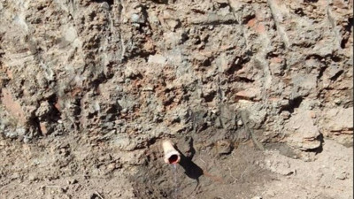 Trabzon’da yol çalışmasında tarihi miras keşfedildi! Geçmişten günümüze gelen su yolu şaşırttı!