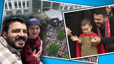 Gözyaşlarınızı tutamayacaksınız! Kanseri yenen oğlunun hayali için çağrıda bulunmuştu... İstanbullular Ali Asaf için akın etti